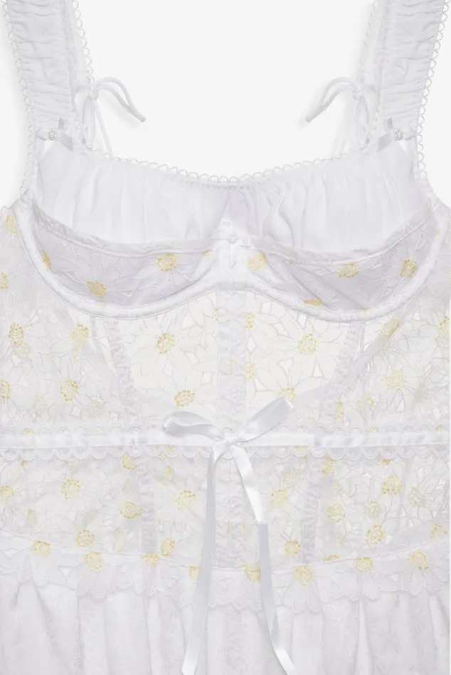 Women Christy Slip Dress White For Love and Lemons Lingerie Women Christy Slip Dress White For Love and Lemons Lingerie