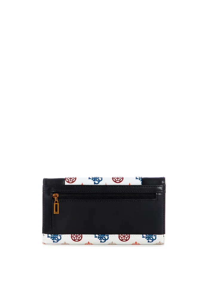 Women Clutches GUESS White Multi Noelle Multi Clutch Women Clutches GUESS White Multi Noelle Multi Clutch