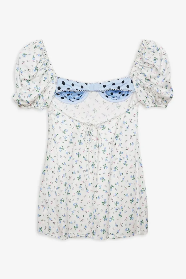 Women Colby Floral Mini Dress Ivory For Love and Lemons Dresses Women Colby Floral Mini Dress Ivory For Love and Lemons Dresses