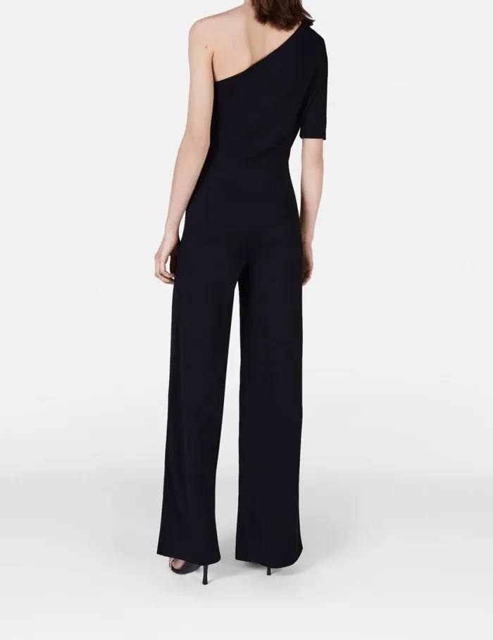 Women Compact Knit OneShoulder Jumpsuit Black Stella McCartney Jumpsuits Women Compact Knit OneShoulder Jumpsuit Black Stella McCartney Jumpsuits