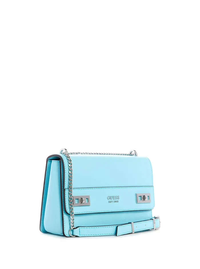 Women Crossbody GUESS Aqua Katey Convertible Crossbody Bag Women Crossbody GUESS Aqua Katey Convertible Crossbody Bag