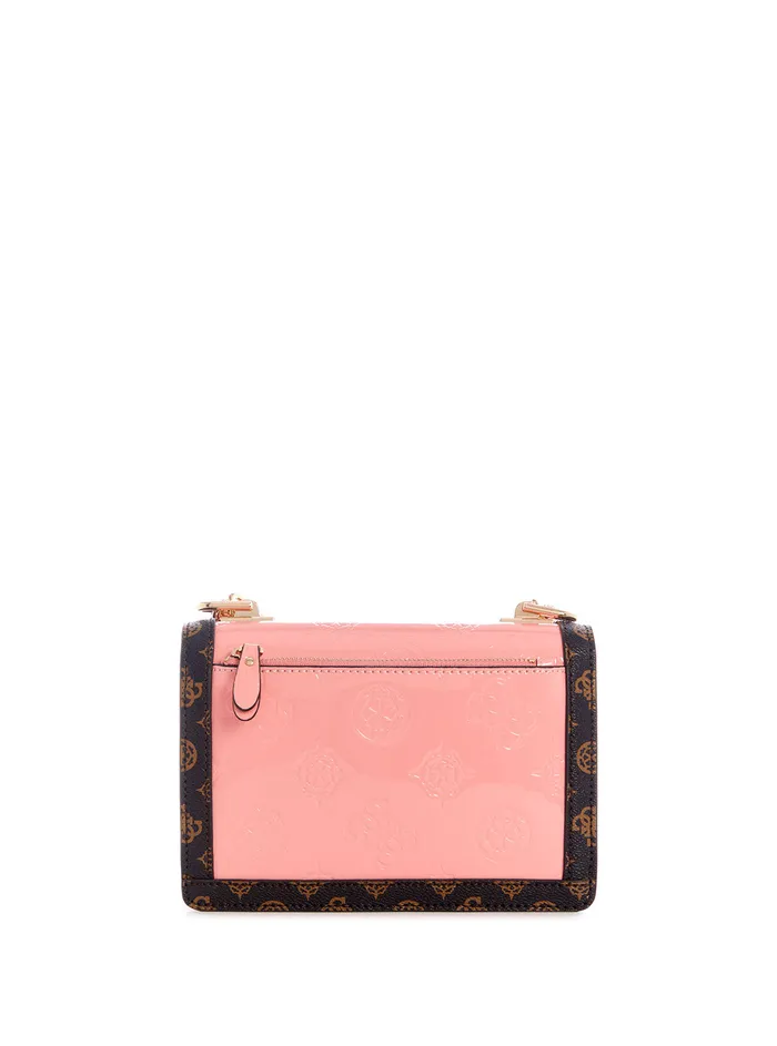 Women Crossbody GUESS Pink Logo Abey Crossbody Bag Women Crossbody GUESS Pink Logo Abey Crossbody Bag