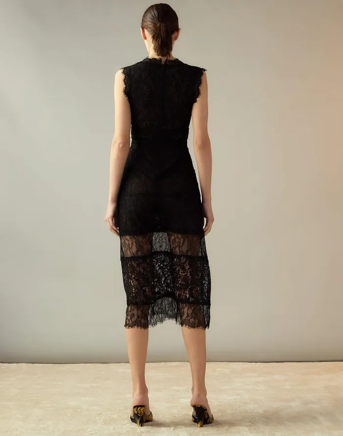 Women Cynthia Rowley Dresses Audrey Lace Dress Black Women Cynthia Rowley Dresses Audrey Lace Dress Black