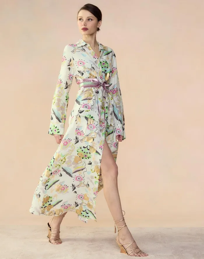 Women Cynthia Rowley Dresses Love Locket Linen Shirt Dress Whtfl