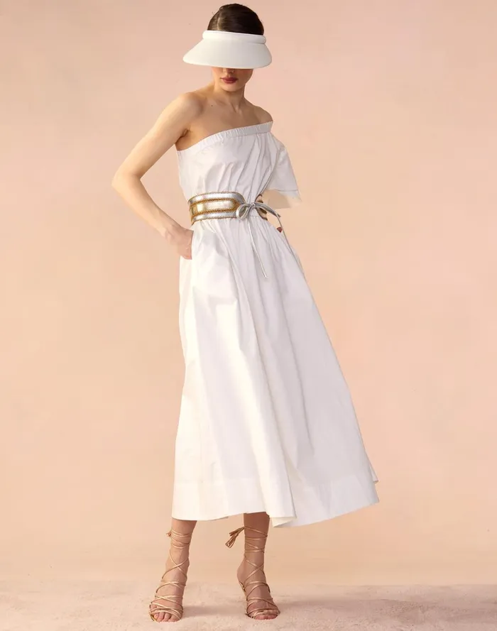 Women Cynthia Rowley Dresses Palma Dress White Women Cynthia Rowley Dresses Palma Dress White