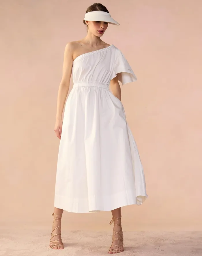 Women Cynthia Rowley Dresses Palma Dress White Women Cynthia Rowley Dresses Palma Dress White