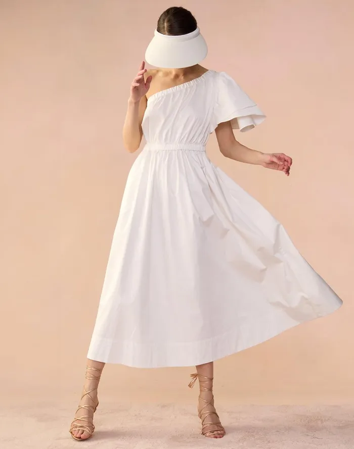 Women Cynthia Rowley Dresses Palma Dress White Women Cynthia Rowley Dresses Palma Dress White