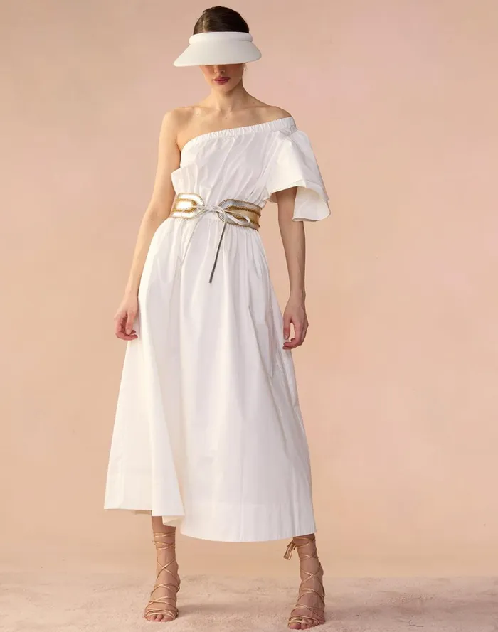 Women Cynthia Rowley Dresses Palma Dress White Women Cynthia Rowley Dresses Palma Dress White
