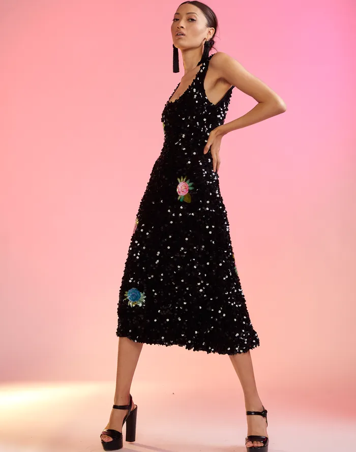 Women Cynthia Rowley Dresses Prism Dress Black
