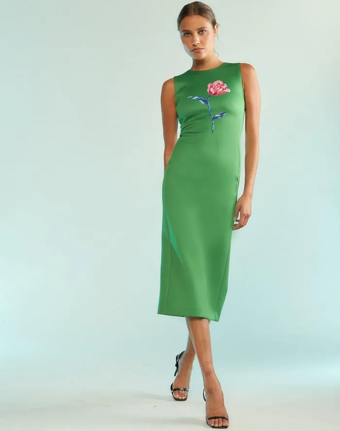 Women Cynthia Rowley Dresses The Seamless Dress Green