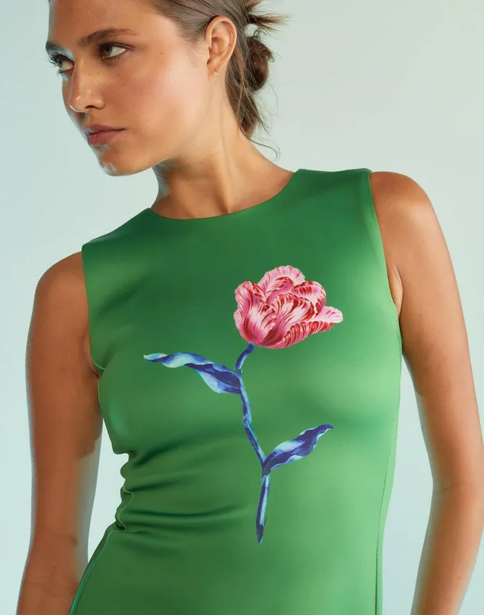 Women Cynthia Rowley Dresses The Seamless Dress Green