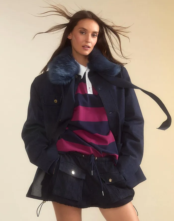 Women Cynthia Rowley Outerwear Outward Bound Jacket Blue