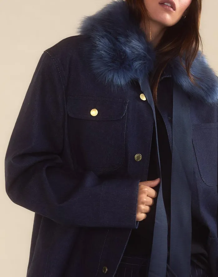 Women Cynthia Rowley Outerwear Outward Bound Jacket Blue