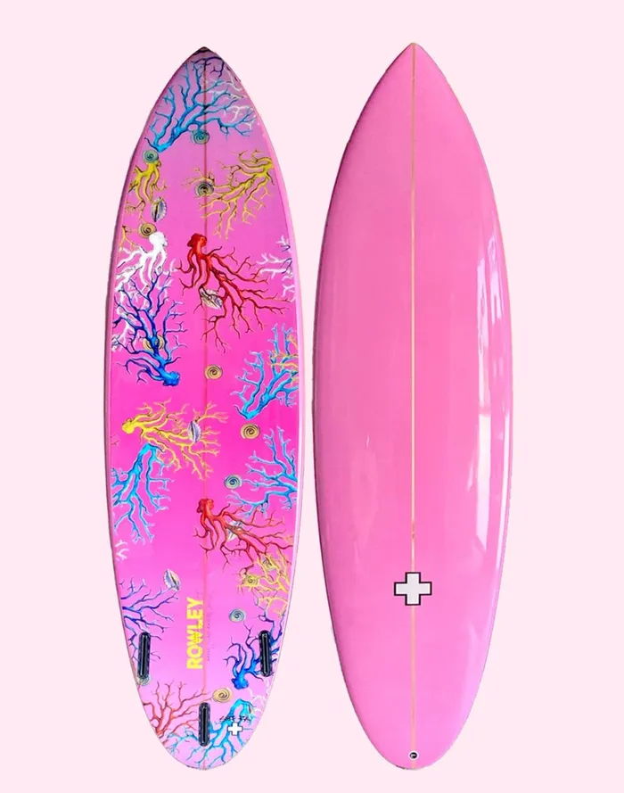 Women Cynthia Rowley Swim Custom 7039 Surfboard 8211 Gradient Corals