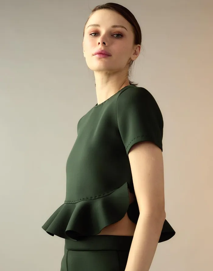 Women Cynthia Rowley Tops Astro Top Green Women Cynthia Rowley Tops Astro Top Green