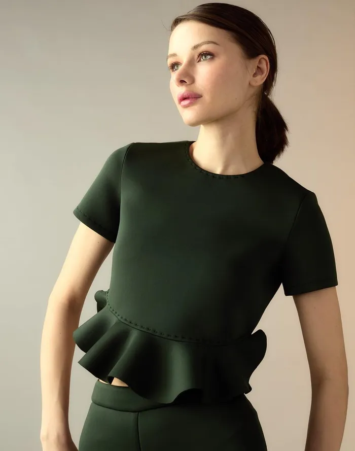 Women Cynthia Rowley Tops Astro Top Green Women Cynthia Rowley Tops Astro Top Green