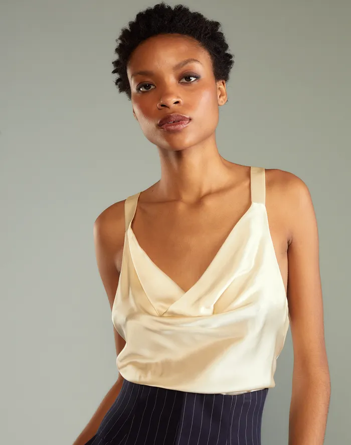 Women Cynthia Rowley Tops Lya Silk Blouse Ivory