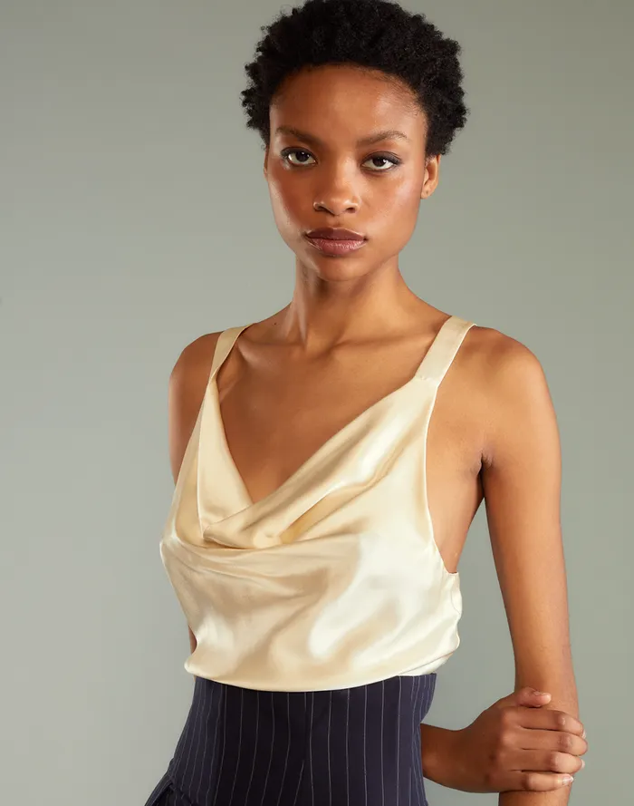 Women Cynthia Rowley Tops Lya Silk Blouse Ivory