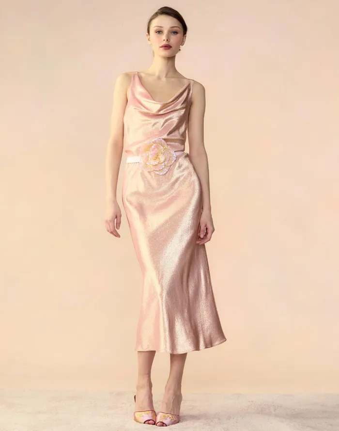 Women Cynthia Rowley Tops Shimmering Siren Top Rosgd Women Cynthia Rowley Tops Shimmering Siren Top Rosgd