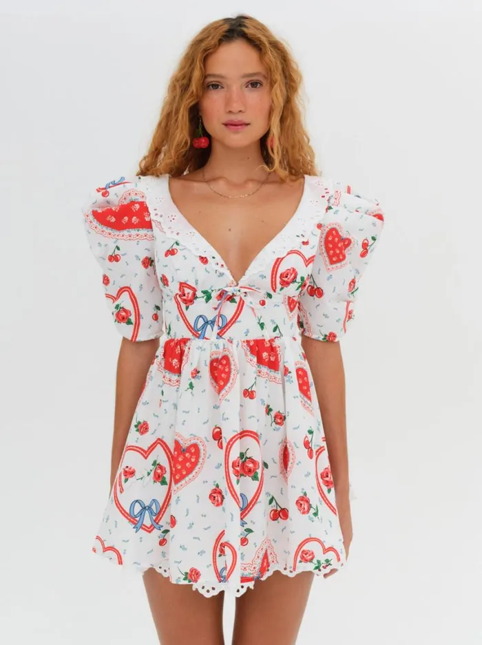 Women Daisy Mae Mini Dress White For Love and Lemons Dresses Women Daisy Mae Mini Dress White For Love and Lemons Dresses