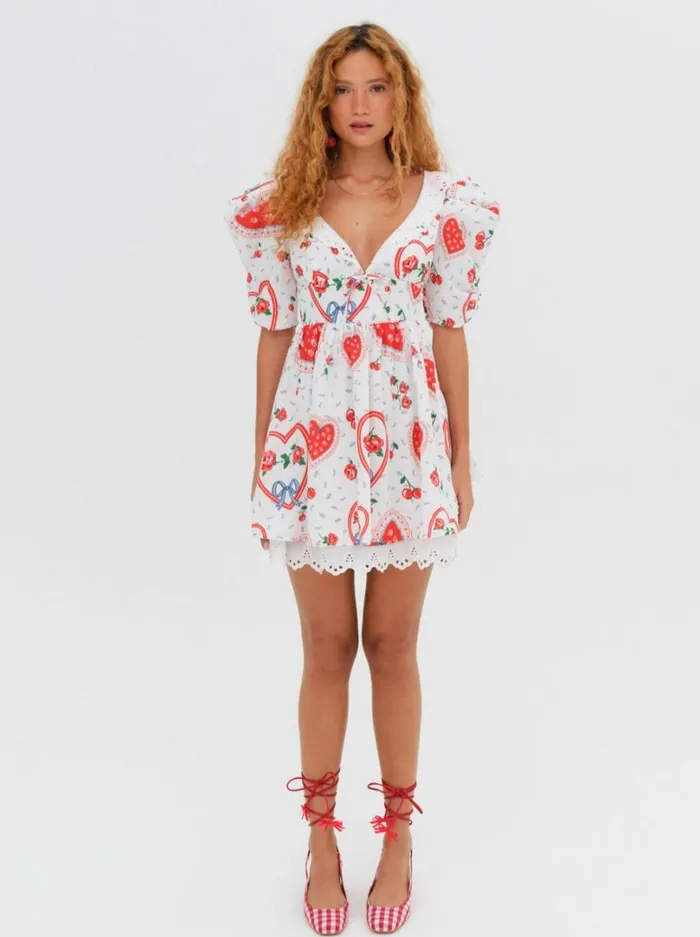 Women Daisy Mae Mini Dress White For Love and Lemons Dresses Women Daisy Mae Mini Dress White For Love and Lemons Dresses