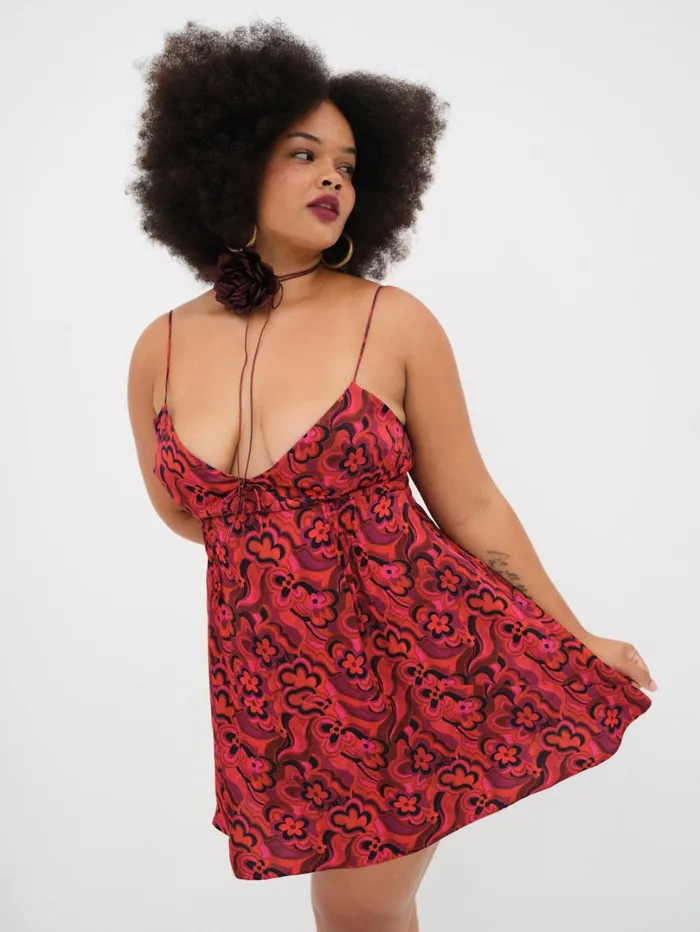 Women Davina Mini Dress Red For Love and Lemons Dresses Women Davina Mini Dress Red For Love and Lemons Dresses