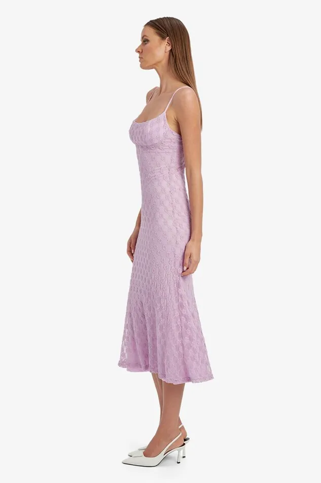 Women Day To Night Dresses Bardot Adoni Mesh Midi Dress In Lilac Lilac Women Day To Night Dresses Bardot Adoni Mesh Midi Dress In Lilac Lilac