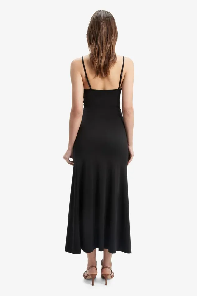 Women Day To Night Dresses Bardot Nadira Maxi Dress In Black Black