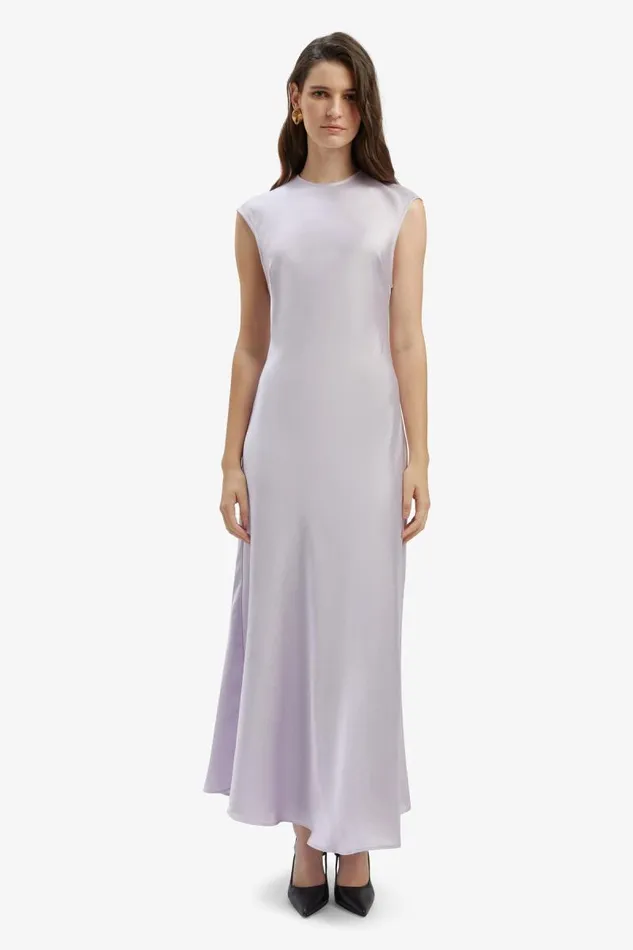 Women Day To Night Dresses Bardot Peggy Aline Slip Dress In Soft Lilac Soft Lilac Women Day To Night Dresses Bardot Peggy Aline Slip Dress In Soft Lilac Soft Lilac