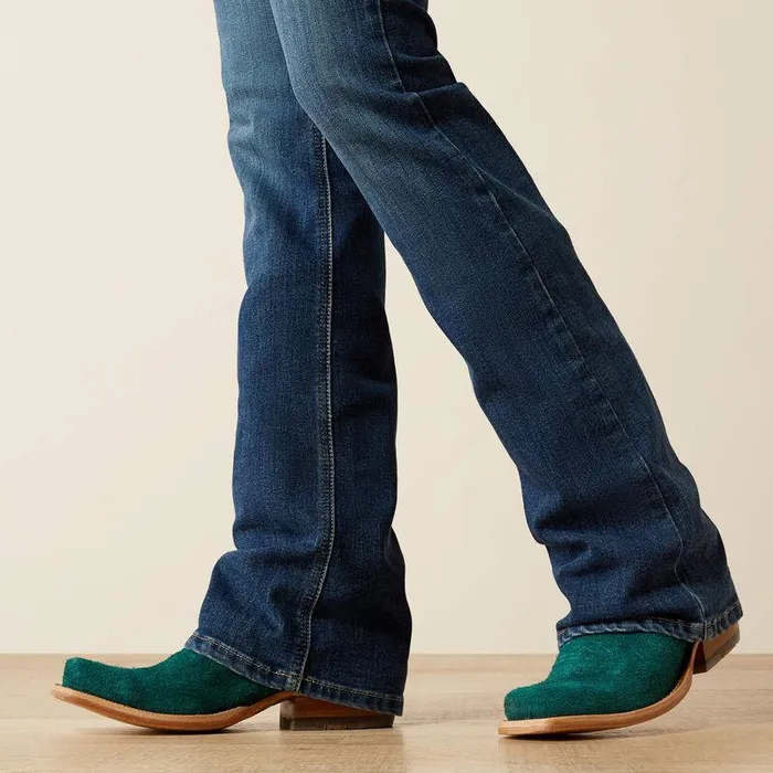 Women Denim Ariat High Rise Jessica Boot Cut Jeans Athena
