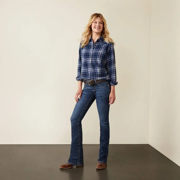 Women Denim Ariat REAL Mid Rise Miriam Boot Cut Jean Irvine Women Denim Ariat REAL Mid Rise Miriam Boot Cut Jean Irvine