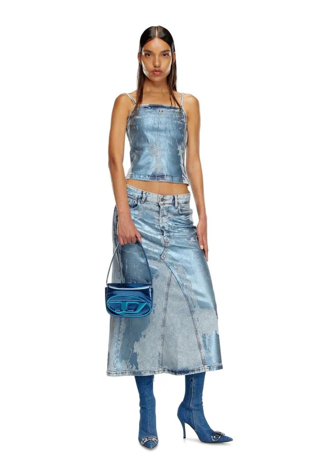 Women Diesel 1DR Bags 1DR Blue Women Diesel 1DR Bags 1DR Blue