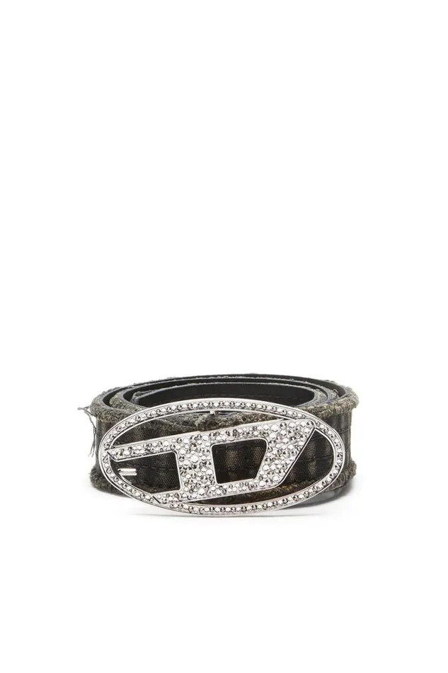 Women Diesel Belts B1DR STRASS Black