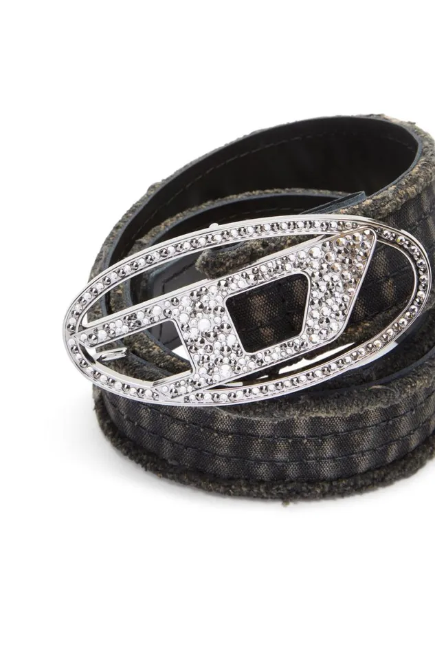 Women Diesel Belts B1DR STRASS Black