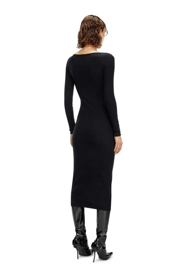 Women Diesel Dresses DBALLETD Black Women Diesel Dresses DBALLETD Black