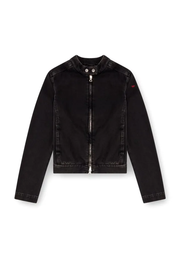 Women Diesel Jackets DEMORNIN Black