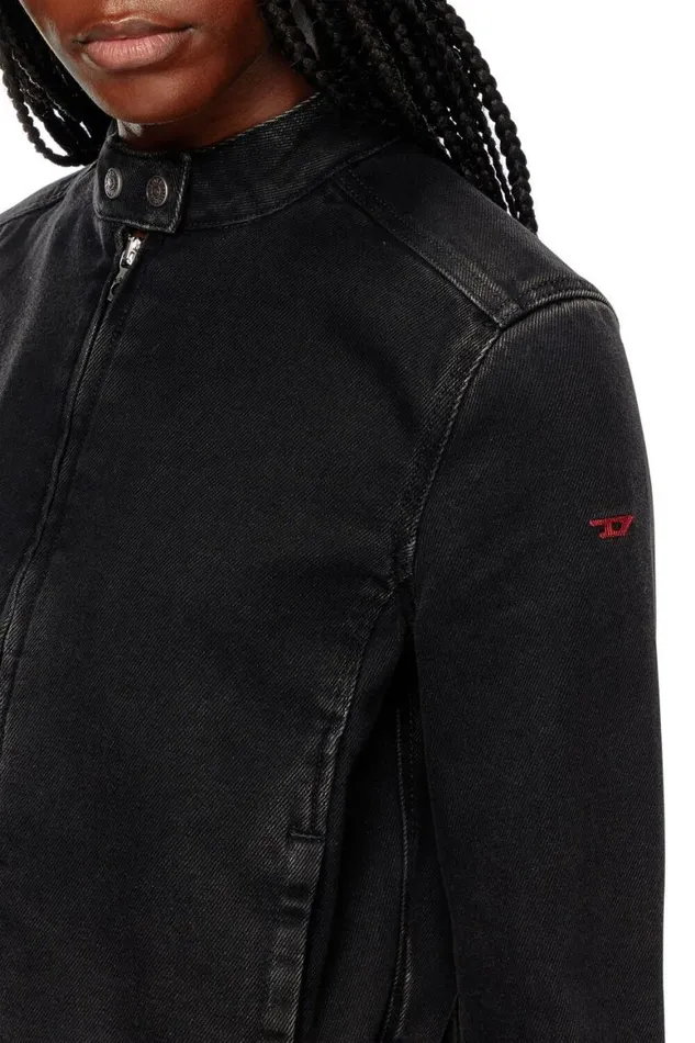 Women Diesel Jackets DEMORNIN Black
