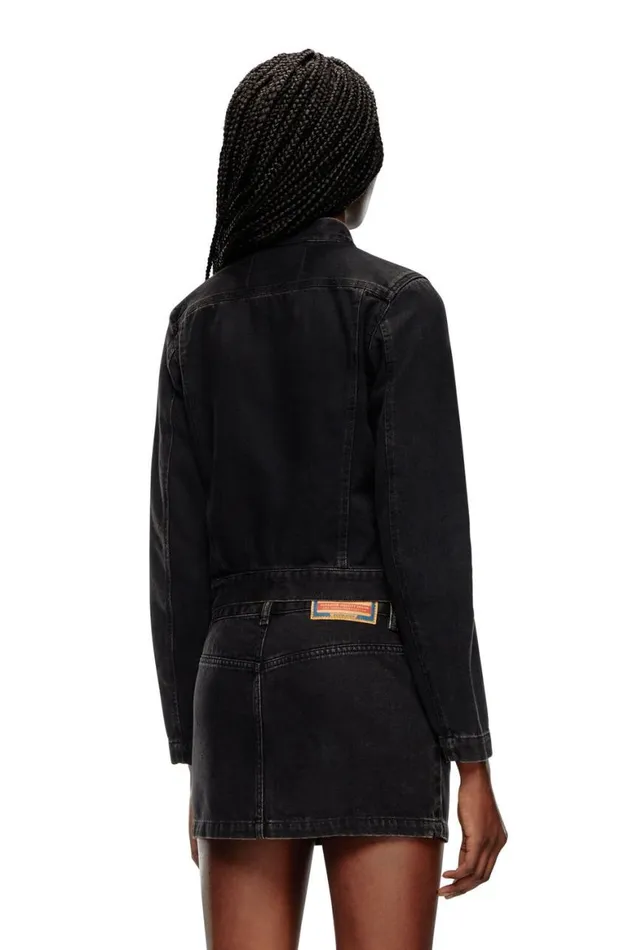 Women Diesel Jackets DEMORNIN Black