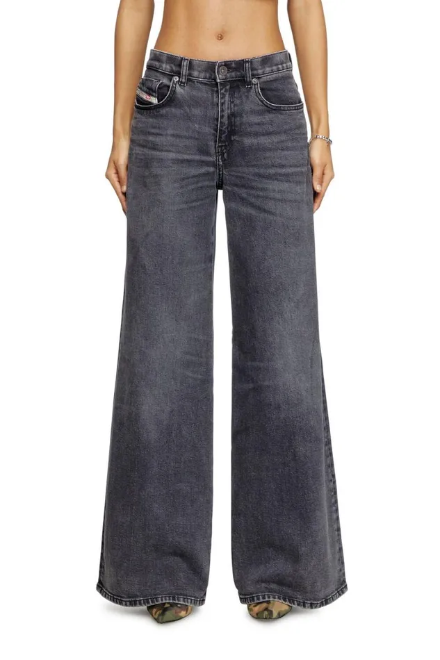 Women Diesel Jeans Flare Jeans 1978 DAkemi 0CLBG Blackdark Grey Women Diesel Jeans Flare Jeans 1978 DAkemi 0CLBG Blackdark Grey