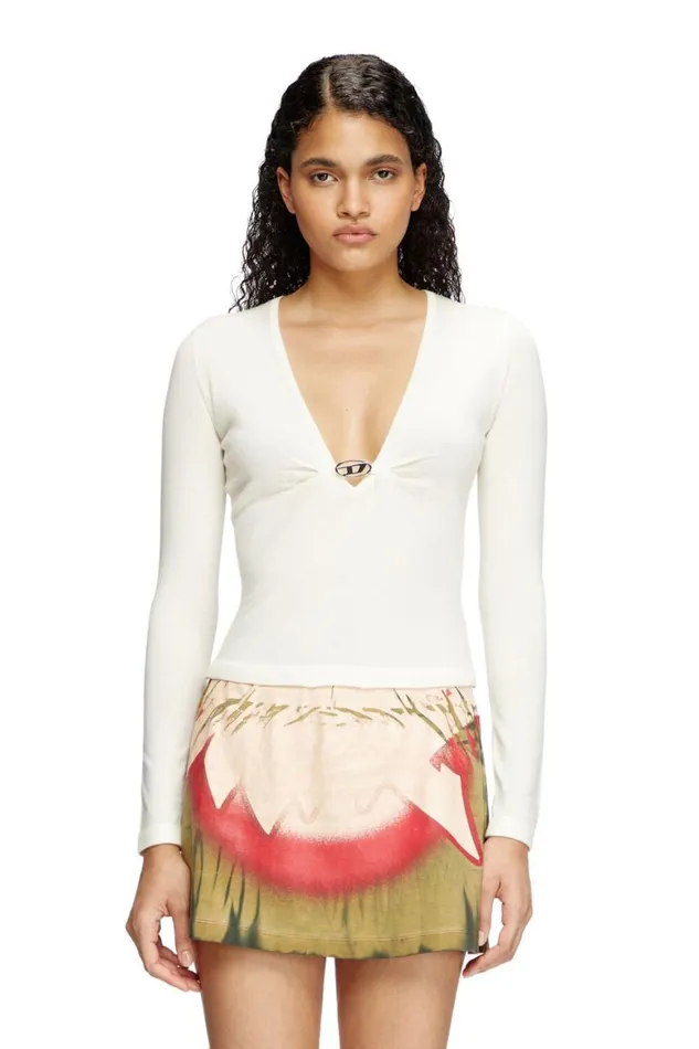Women Diesel Knitwear MPIAFFY White