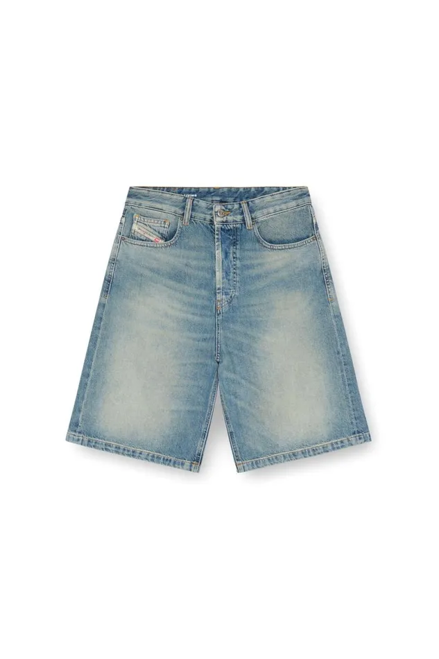 Women Diesel Pants and Shorts DESIRESHORT Light Blue