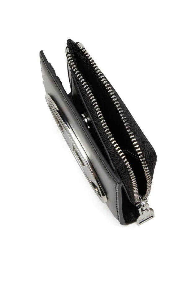 Women Diesel Wallets 1DR CARD HOLDER ZIP L Black Women Diesel Wallets 1DR CARD HOLDER ZIP L Black