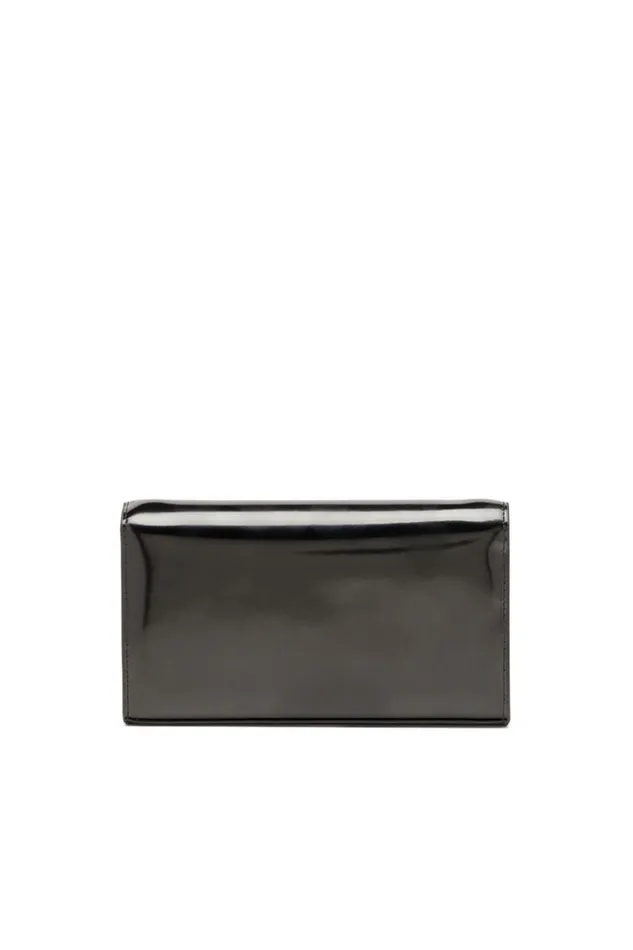 Women Diesel Wallets 1DR WALLET STRAP Black Women Diesel Wallets 1DR WALLET STRAP Black