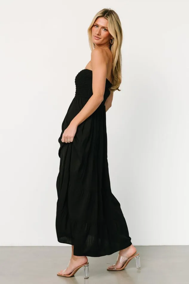 Women Domenica Strapless Maxi Dress Black Baltic Born Maxi Dresses Women Domenica Strapless Maxi Dress Black Baltic Born Maxi Dresses