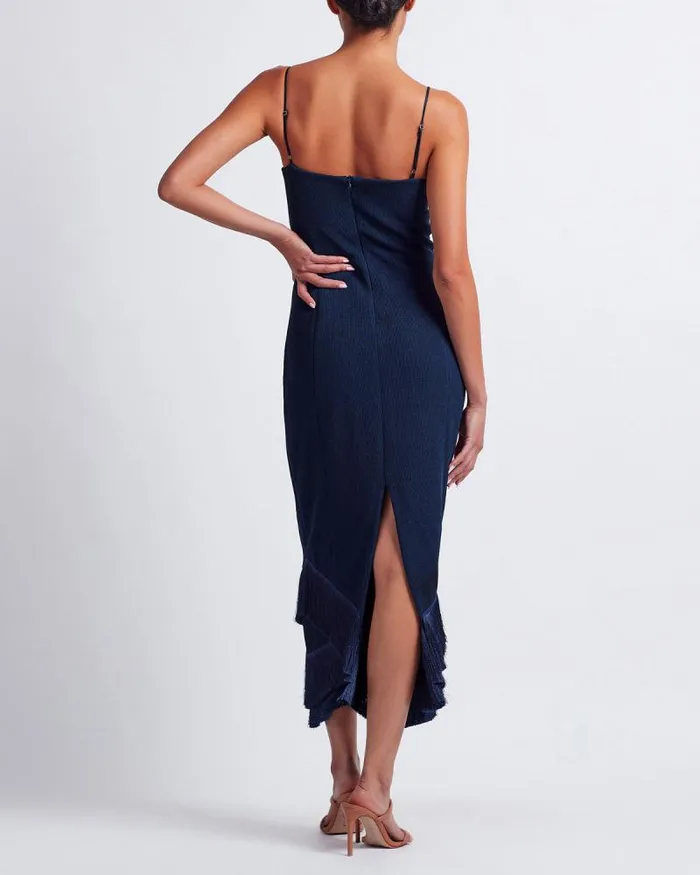 Women Dresses and Jumpsuits PatBO Embroidered Crochet Midi Dress FINAL SALE French Navy