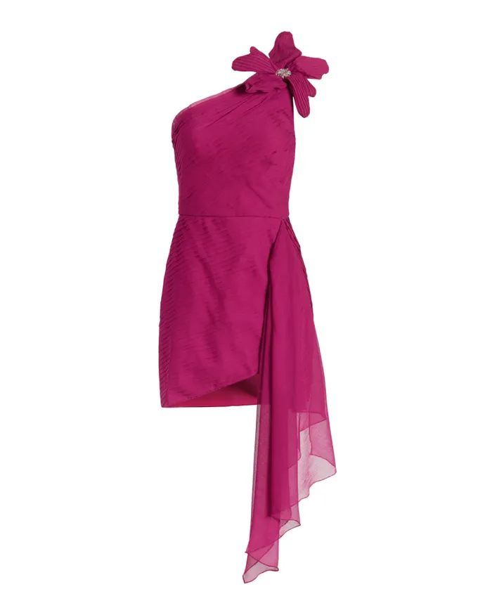 Women Dresses and Jumpsuits PatBO Flower Appliqu Mini Dress FINAL SALE Pink