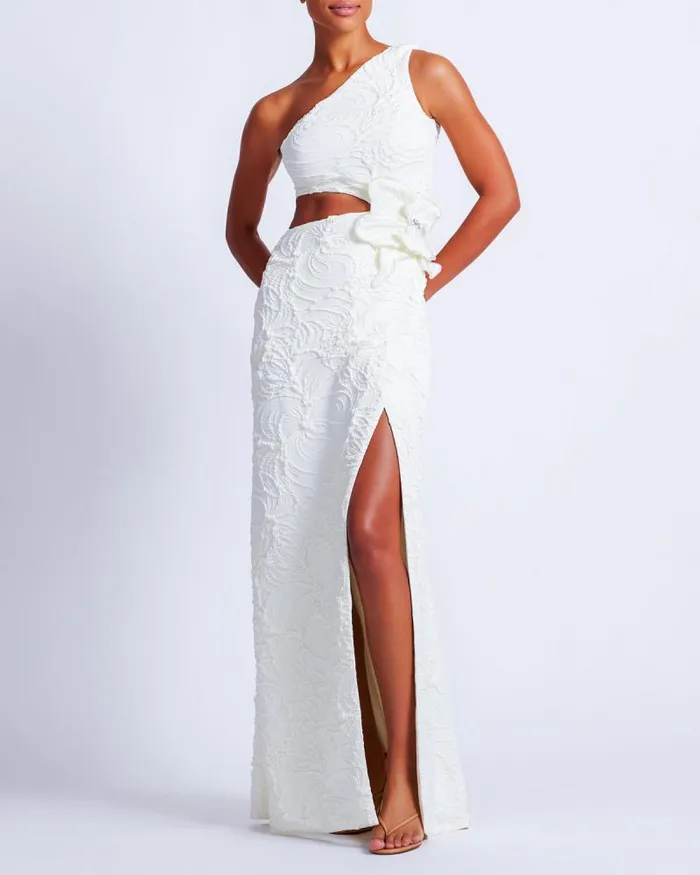 Women Dresses and Jumpsuits PatBO Jacquard Maxi Dress White