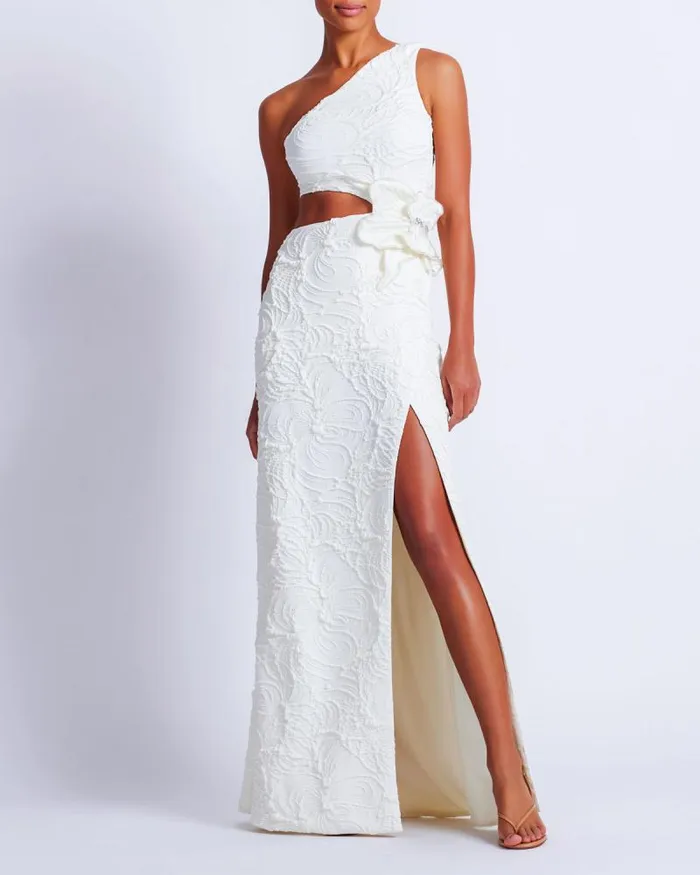 Women Dresses and Jumpsuits PatBO Jacquard Maxi Dress White