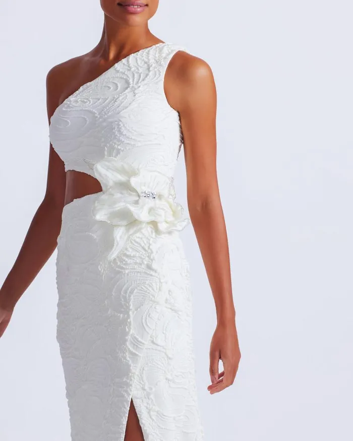 Women Dresses and Jumpsuits PatBO Jacquard Maxi Dress White