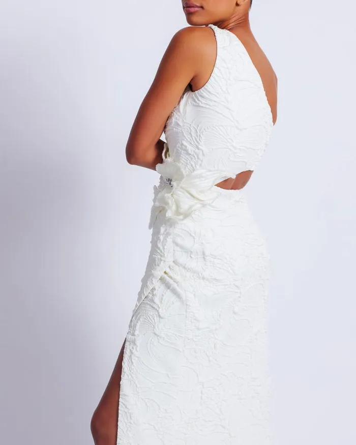 Women Dresses and Jumpsuits PatBO Jacquard Maxi Dress White